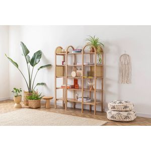 Nala 120 - Natural Natural Bookshelf