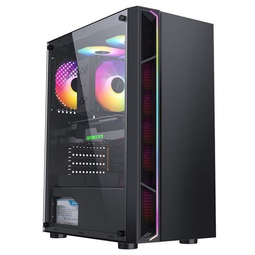 Kućište Raptor Vertos RGB/Black/Window/Bez Napajanja slika 1