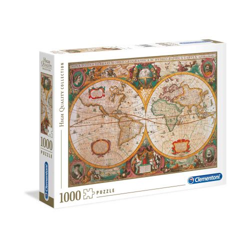 Clementoni Puzzle 1000 Hqc Old Map slika 1