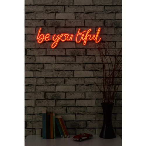 Wallity Ukrasna plastična LED rasvjeta, Be you tiful - Red slika 10