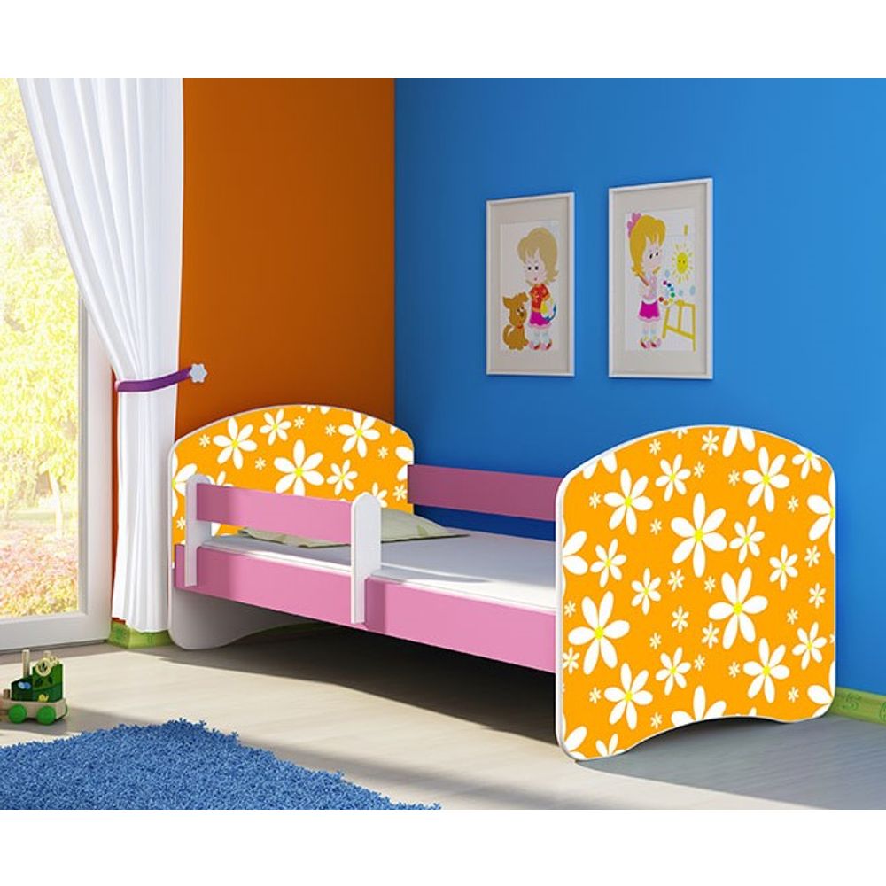 ACMA Dječiji krevet Acma II Pink - 180x80cm - Dezen 24 slika 1