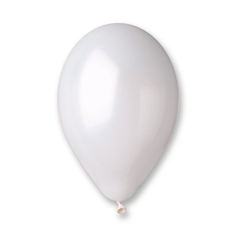 GM90-29 Balon Biserno-Bijeli 26cm, 100kom slika 1