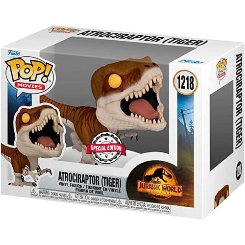 Ekskluzivna POP figura Jurassic World 3 Atrociraptor Tiger slika 3