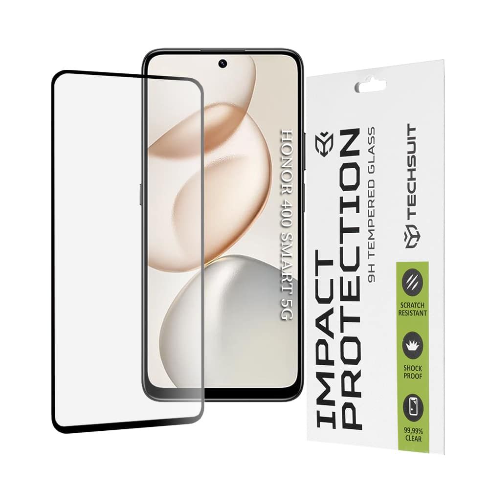 Techsuit 111D Full Cover / Full Glue kaljeno staklo za Honor 400 Smart / 200 Smart / 90 Smart / X7d 4G / X7b 4G / X7b 5G / X7c slika 1