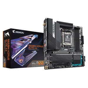 Gigabyte B650M AORUS ELITE AX AM5, AMD B650 Chipset, 4x DDR5, Supports AMD Ryzen 7000 Series Processors, Support for AMD EXtended Profiles for Overclocking (AMD EXPO) and Extreme Memory Profile (XMP) memory modules
