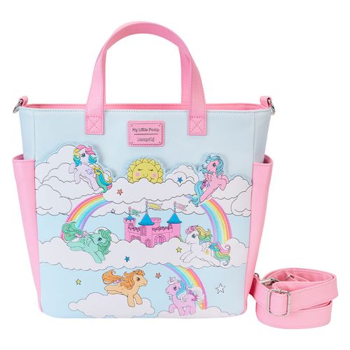 Loungefly My Little Pony Sky Scene convertible backpack tote bag 35cm slika 1