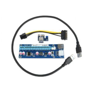 Gembird PCI-Express riser add-on card, PCI-ex 6-pin power connector