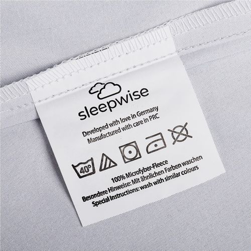 Sleepwise Soft Wonder-Edition posteljina, Plavo Siva slika 5