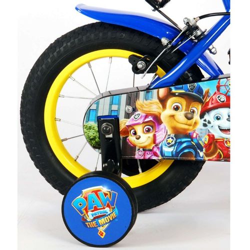 Dječji bicikl Paw Patrol 12" s dvije ručne kočnice plavo/narančasti slika 4