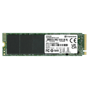 Transcend TS256GMTE112S M.2 NVMe 256GB, 2280, PCIe Gen3x4, M-Key, 3D TLC, DRAM-less, Single-sided