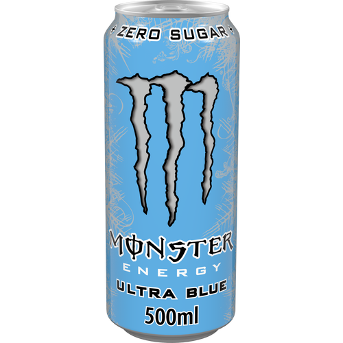 Monster Ultra Blue limenka Zero Sugar 0,5l slika 1