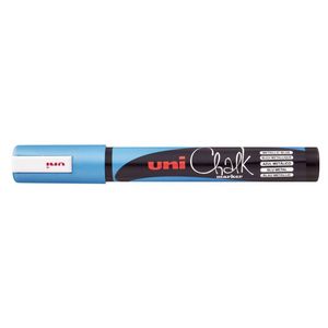 UNI marker pwe-5m kreda metallic plavi