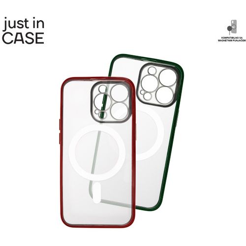 2u1 Extra case MAG MIX paket ZELENO CRVENI za iPhone 13 Pro slika 2