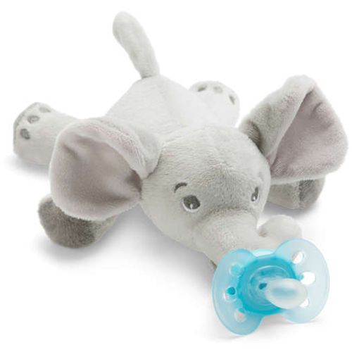 Philips Avent duda varalica 0-6mj ultra soft snuggle slon slika 1