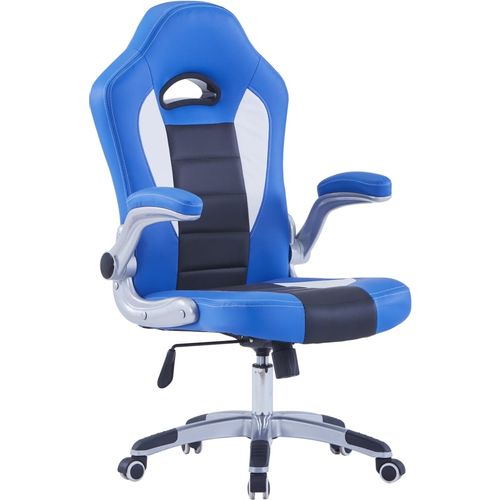 Igraća stolica od umjetne kože plava slika 28