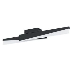 Eglo stropna rasvjeta isidro led 2x11w 3000k 2700lm crno/satensko š:80mm v:110mm
