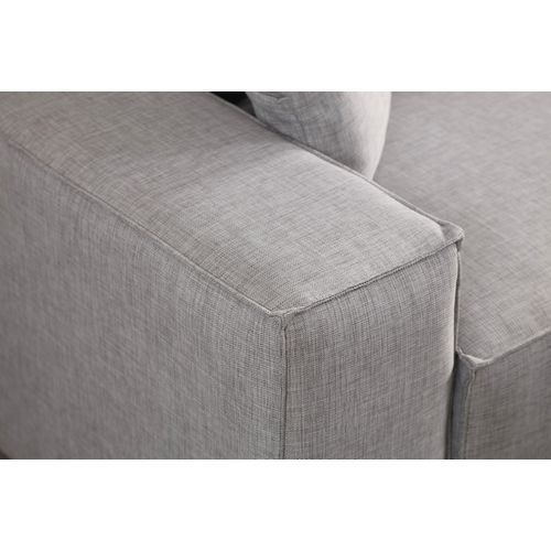 Pırlo Corner Right - Light Grey Lıght Grey Corner Sofa-Bed slika 12