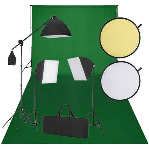 Studio Kit: Zelena Pozadina, 3 Svjetla i Reflektor slika 41