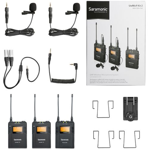 Saramonic UHF wireless mikrofon with 2 transmitters slika 5