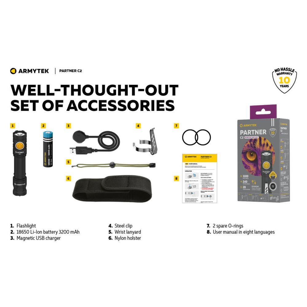 Armytek Baterijska lampa Partner C2 slika 33