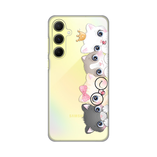 Torbica Silikonska Print Skin za Samsung A556B Galaxy A55 5G Cats slika 1