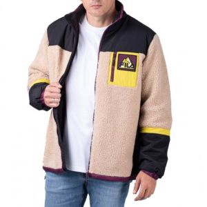 688957-B451 Fila Fila Duks Yair Blocked Sherpa Jacket 688957-B451