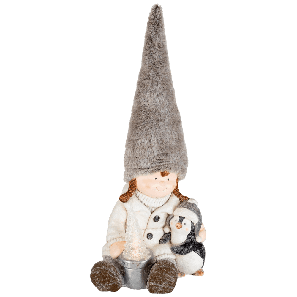 home Dekorativna rasveta, keramička figura, djevojčica - KDC 25 slika 1