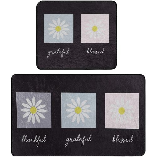 Blessed Djt Multicolor Bathmat Set (2 Pieces) slika 6