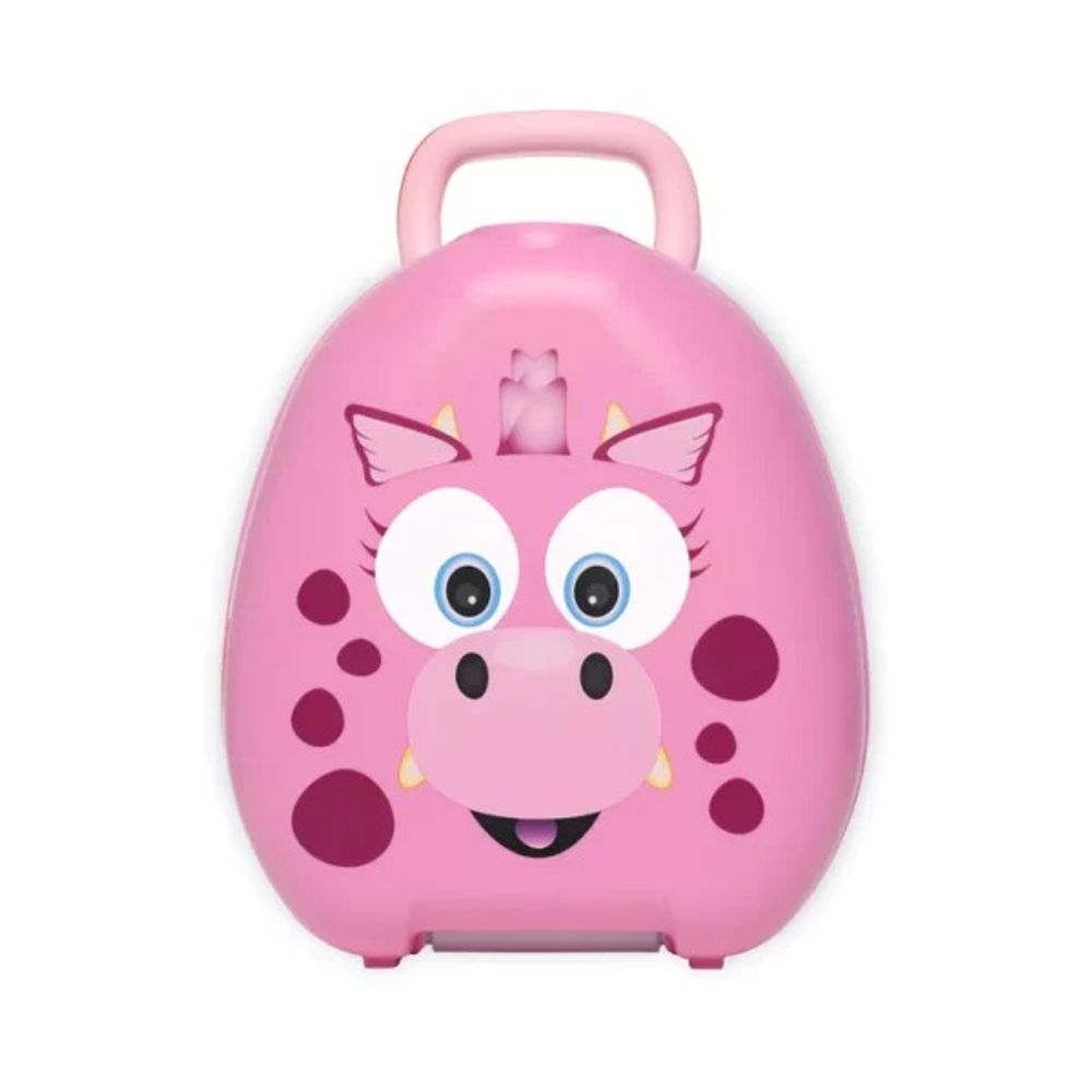 My Carry Potty Prenosiva tuta, Pink Dragon slika 1