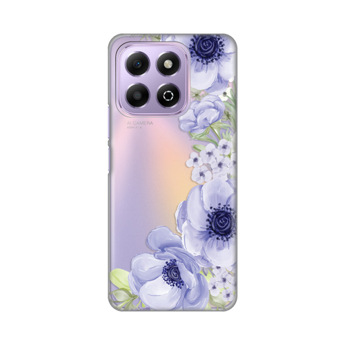 Torbica Silikonska Print Skin za Honor X6b Blue Roses slika 1