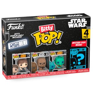 Blister 4 figures Bitty POP Sar Wars Han Solo