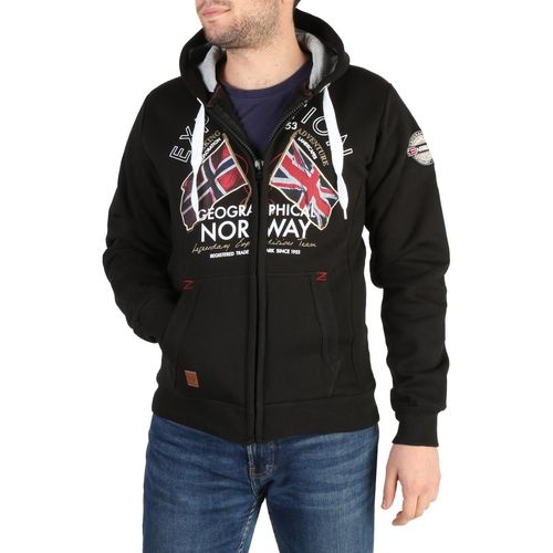 Geographical Norway Flepto100 muški hoodie/dukserica black slika 1