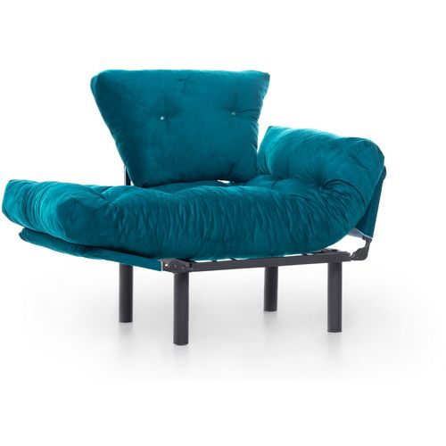 Atelier Del Sofa Fotelja, Petrol Green, Nitta Single - Petrol Green slika 6