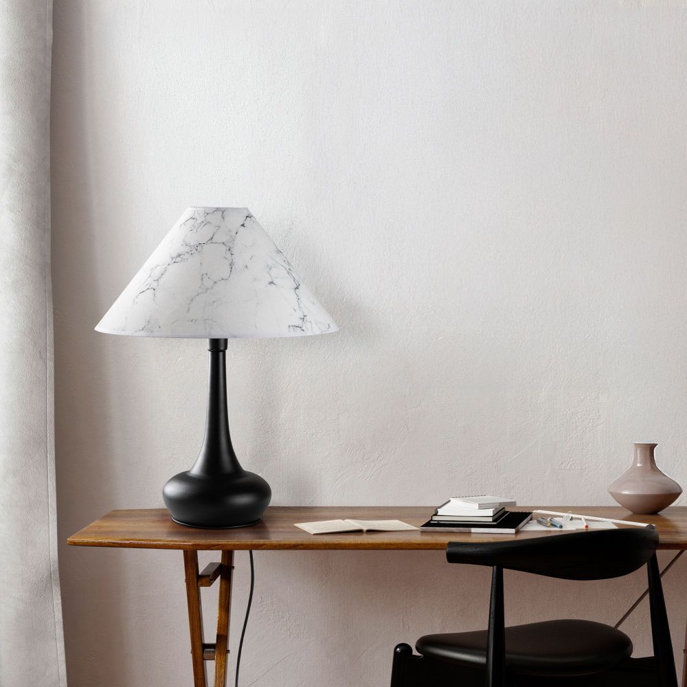 Luna - Crna Stolna Lampa 15253 slika 1