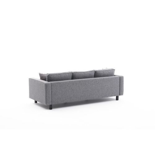 Atelier Del Sofa Trosjed, Sivo, Kale Linen - Grey slika 6