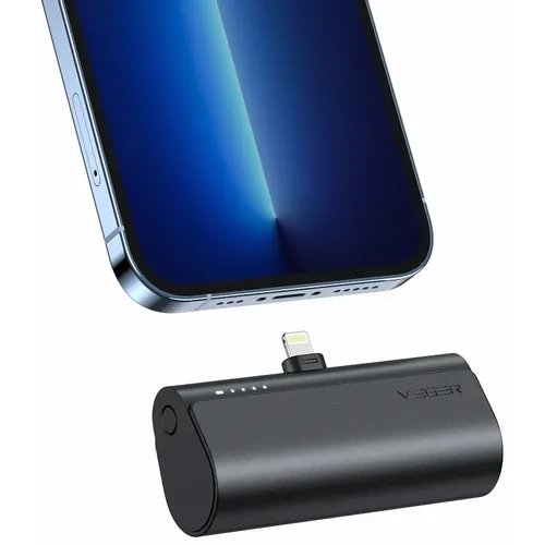 Powerbank VEGER PlugOn - 5000mAh sa ugrađenim konektorom za Lightning 8-pin PD 20W slika 1