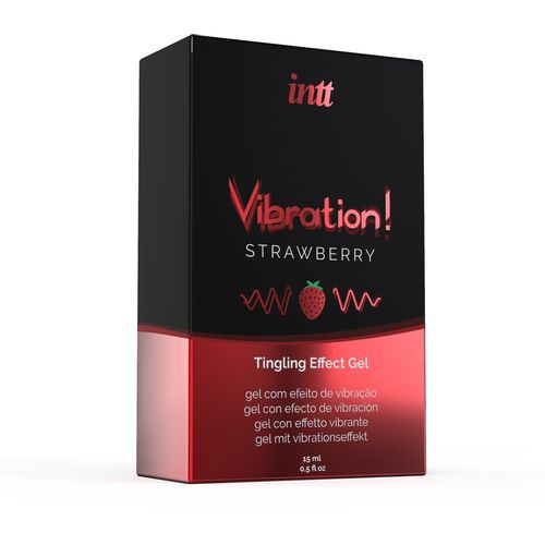 Stimulacijski gel Vibration! Strawberry, 15 ml slika 4