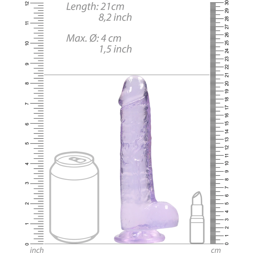RealRock by Shots Realistični dildo s kuglicama - 8 / 21 cm slika 6