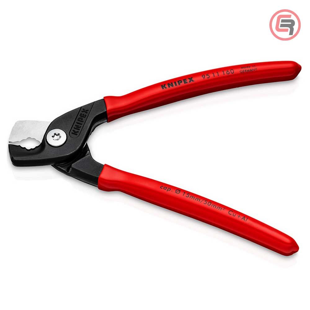 Knipex Škare Makaze 160mm Za Kablove StepCut fi 15mm / 50mm2 - 95 11 160 slika 2
