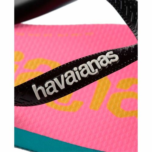 Ženske Japanke Havaianas Top Logomania - Plava i Roza slika 4