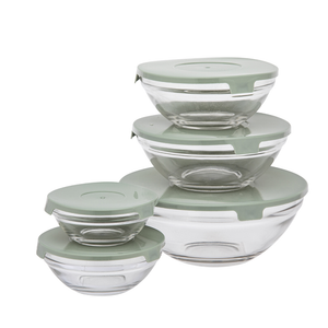 Altom Design set 5 zdjelica sa zelenim poklopcem - 0103005547
