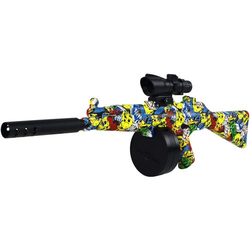 Puška na gel kuglice MP5 šarena slika 3