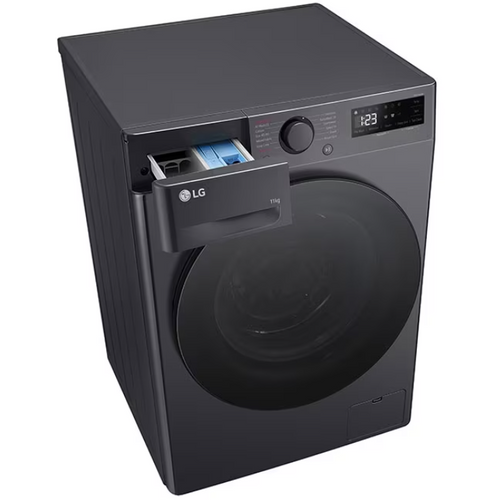 LG F4WR511S2M Veš mašina sa parom, 11kg, 1400rpm, AI DD™, TurboWash™360, 55cm, Crna slika 9