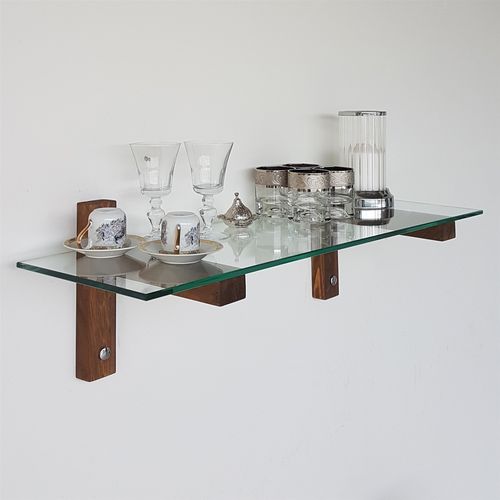 R100 Walnut Wall Shelf slika 6