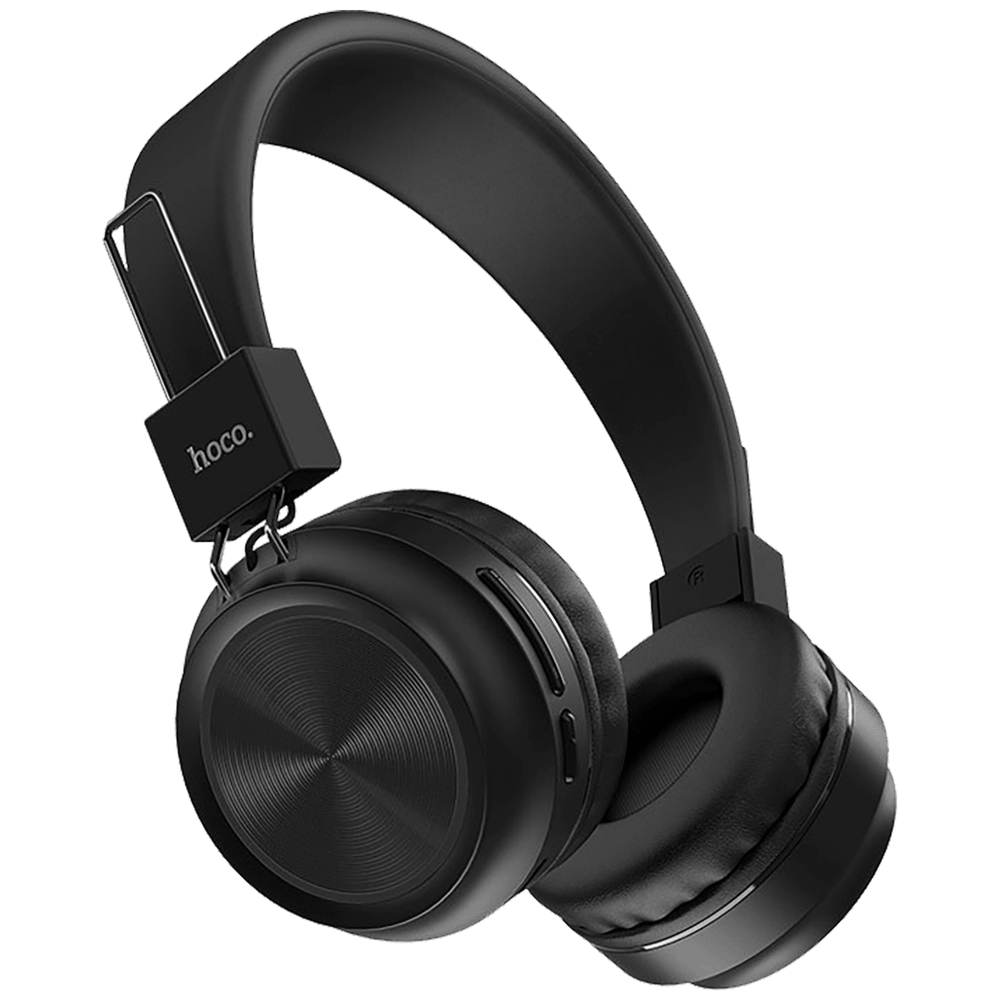 hoco. Slušalice bežične/žične, Bluetooth, 8h rada, mikrofon - W25 Promise Black slika 1