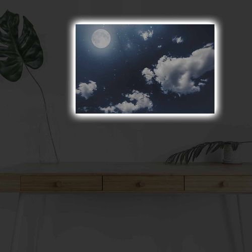 NASA-019 Multicolor Decorative Led Lighted Canvas Painting slika 3