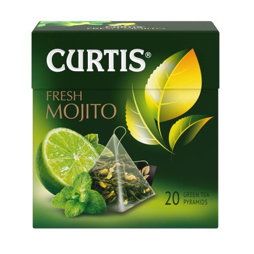 Curtis Fresh Mojito - Zeleni čaj sa mohito aromom, korom citrusa  i mentom, 20x1.7g 1515100 slika 2