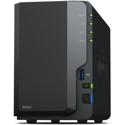 Synology DS223 2-Bay 2GB 4-Core 1,7GHz 64-bit NAS DiskStation slika 1