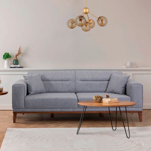 LİONES-TKM1-1008 Grey Sofa-Bed Set slika 2