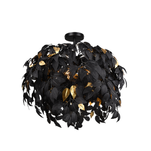 LEAVY luster BLACK MAT-GOLD 3XE14